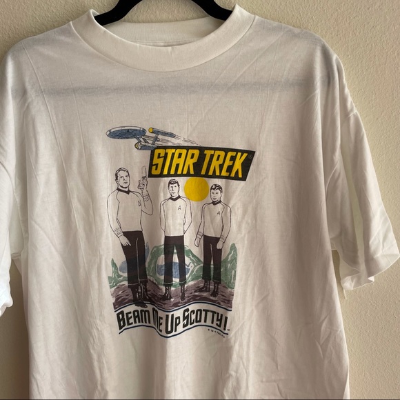 Vintage Star Trek Beam Me Up Scotty T Shirt - Picture 2 of 7